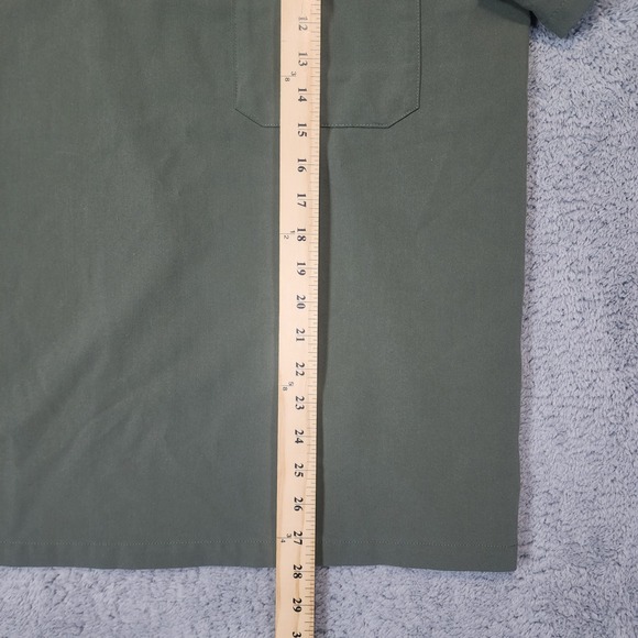 Figs Technical Collection Scrub Mens M Green Yellow Trim Stretch Double Pocket - Picture 8 of 9